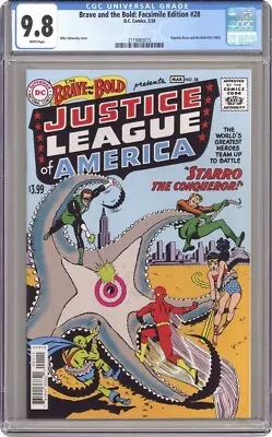 Buy Brave And The Bold 28 Facsimile CGC 9.8 Reprints 1st Justice League DC Comic • 77.20£