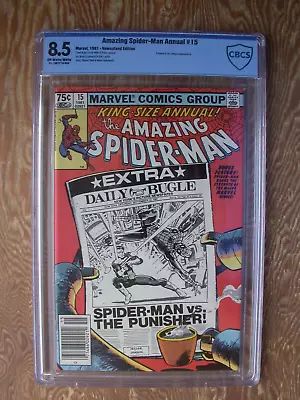 Buy Amazing Spider-Man Annual #15  CBCS 8.5 (like CGC)  Punisher Appears • 59.06£
