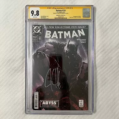 Buy 9.8 CGC Batman #118 🔑 1st Abyss 2022 Joshua Williamson Signed DC Bogdanovic • 71.15£