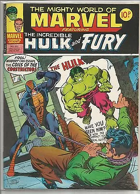 Buy Mighty World Of Marvel / Incredible Hulk : Comic Book #272 From December 1977 • 6.99£