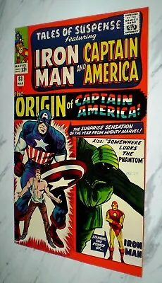 Buy Tales Of Suspense #63 NM+ 9.6 White 1965 Iron Man & Captain America Origin Issue • 2,173.31£