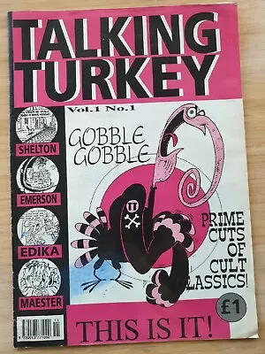 Buy Talking Turkey Comic Vol 1 No 1 1991 Good Condition Adults Only. • 5£