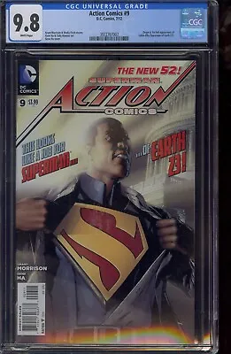 Buy Action Comics #9 Cgc 9.8 Superman 1st Calvin Ellis New 52 • 179.81£