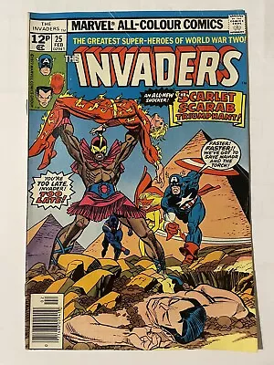Buy Invaders #25. Feb 1978. Marvel. Vg/fn. Captain America. Human Torch. Sub-mariner • 6.50£