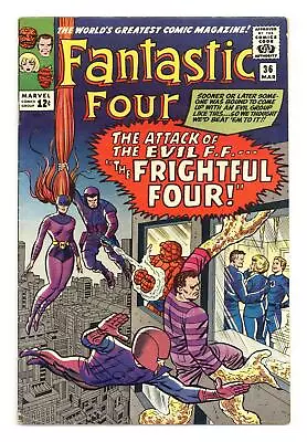 Buy Fantastic Four #36 VG+ 4.5 1965 1st App. Madame Medusa (Inhumans) • 120.64£