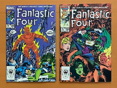 Buy Fantastic Four #289 & 290 (Marvel 1986) 2 X VF+ / FN+ Copper Age Comics • 16.95£