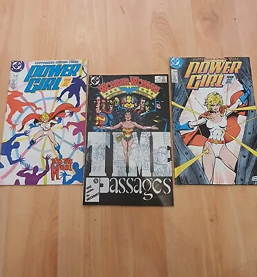 Buy Dc Power Girl Issues #1 & #2 Plus Wonder Woman #8 • 2£