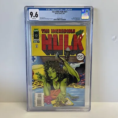 Buy Incredible Hulk #441 CGC NM+ 9.6 White Pages Pulp Fiction Movie Poster Homage! • 102.74£