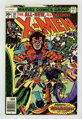 Buy Uncanny X-Men #107 VG/FN 5.0 1977 1st Full App. Starjammers • 54.40£