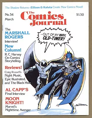 Buy Comics Journal 54 FVF Sienkiewicz MOON KNIGHT BATMAN Cvr 1980 Fantagraphics W195 • 39.97£