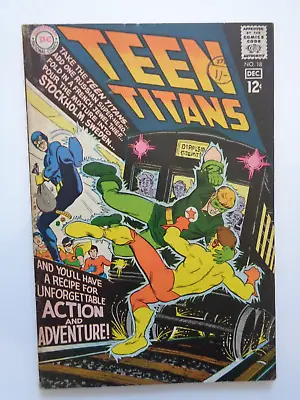 Buy Dc Comics. Teen Titans December 1968 #18  1st Original Starfire -  See Condition • 15.50£