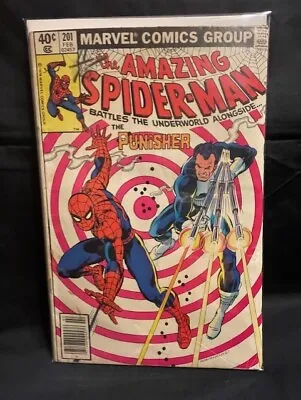 Buy Amazing Spider-Man #201 Punisher Appearance FN (6.0) Marvel Comics 1980 • 15.88£