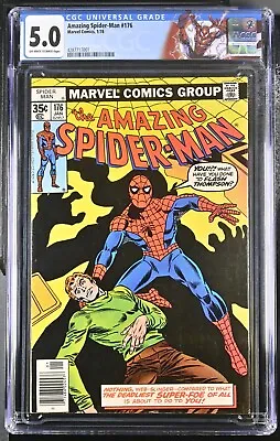 Buy Amazing Spider-Man #176 CGC 5.0 Marvel 1978 Green Goblin Custom Label OW/W • 23.99£