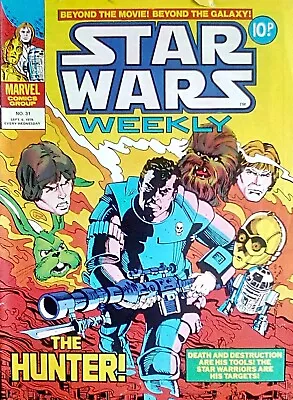 Buy STAR WARS WEEKLY No. 31 Sept 6th 1978 (Vintage UK Marvel Comic Mag) VG CONDITION • 14.99£