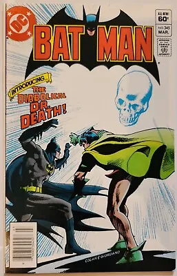 Buy Batman (1982) 345 FN Newsstand Q4 • 15.81£