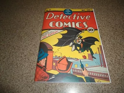 Buy Detective Comics #27 Photocopy Edition The First Appearance Of Batman • 79.15£