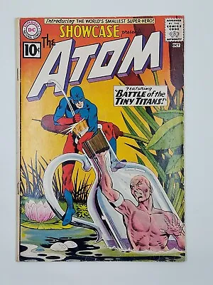 Buy Showcase #34 ~ 1961 Origin & 1st Silver Age Atom • 395.30£