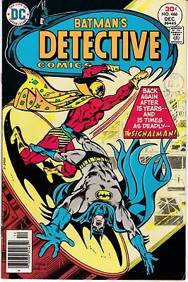 Buy DETECTIVE COMICS #466. DC Comics Dec. 1976. • 10£