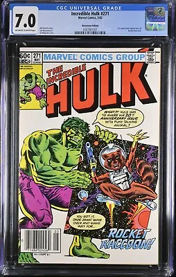 Buy Marvel Incredible Hulk #271 Comic CGC Graded 7.0 • 156.68£