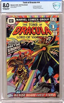Buy Tomb Of Dracula 30 Cent Price Variant #44 CBCS 8.0 1976 22-2768525-016 • 118.74£