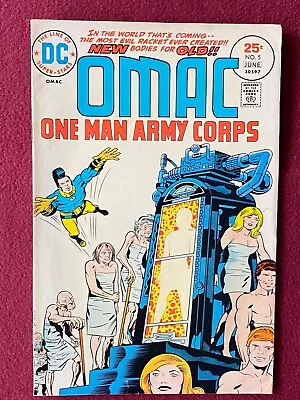 Buy Omac One Man Army Issue #5 (1975) Jack Kirby Story And Art - DC Comics GREAT • 6.37£