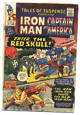 Buy Tales Of Suspense #65 FN/6.0 1st Appearance Red Skull! • 135.04£