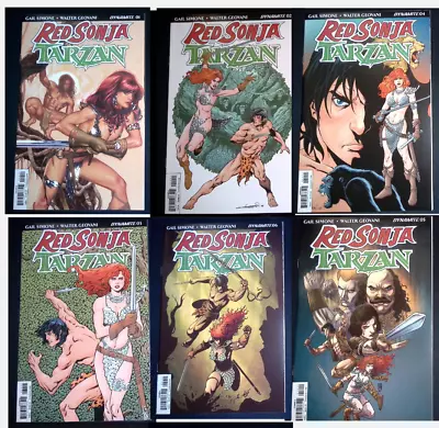 Buy Red Sonja Tarzan #1 2 3 4 5 6 Complete Dynamite Comics Lot • 19.99£