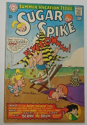 Buy SUGAR AND SPIKE #72 - 1st Bernie The Brain - VG+ DC 1967 Vintage Comic • 19.98£