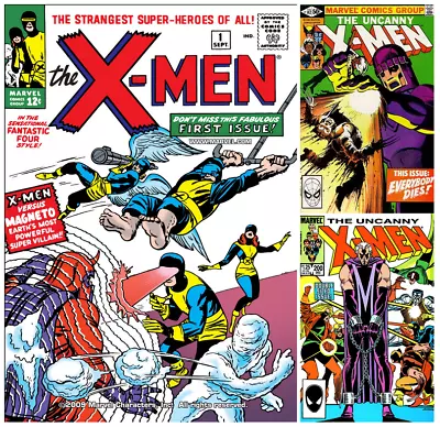 Buy Uncanny X-Men U PICK Comic 1 2 3 4 5-198 199 141 142 161 164 184 191 1963 Marvel • 29.08£