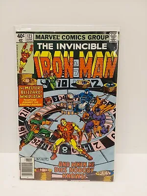 Buy The Invincible Iron Man Comic #123 And Dies When Nobody Knows!  • 3.54£