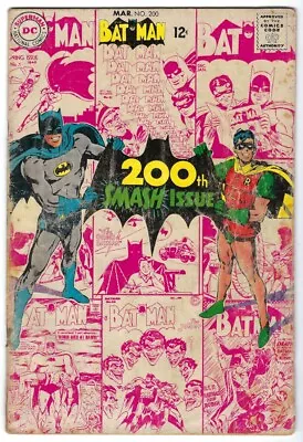 Buy 1968 GD/VG Batman #200: First Neal Adams Work On Batman • 31.50£