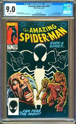 Buy Amazing Spider-Man #255 (1984) CGC 9.0 WP  DeFalco - Frenz   Black Fox  • 31.62£