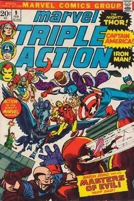 Buy Marvel Comics Marvel Triple Action Vol 1 #9 1973 4.0 VG • 7.08£