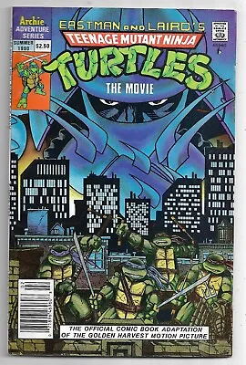 Buy Teenage Mutant Ninja Turtles The Movie #1 (One-Shot) FN (1990) Arche Comics • 25£