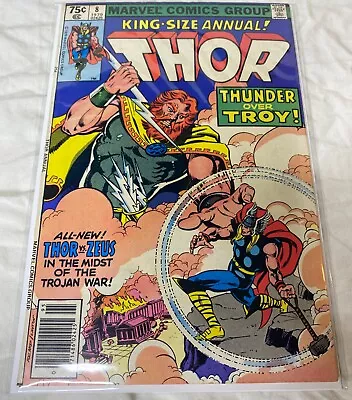 Buy Thor King-size Annual #8 - (VF) - Thor Vs Zeus (Newsstand Edition) - 1979 • 9.47£