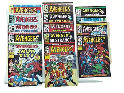 Buy Marvel Comics UK The Avengers 1974-75 Bundle - Issues # 22, 62-79 • 5£