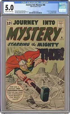 Buy Thor Journey Into Mystery #86 CGC 5.0 1962 2008217023 1st Full App. Odin • 549.47£
