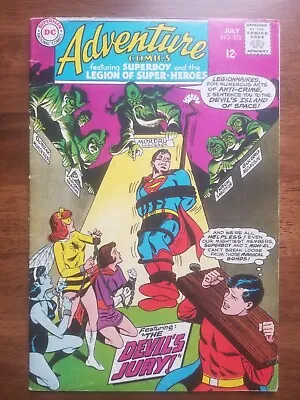 Buy ADVENTURE COMICS #370 The Devil's Jury! DC Comic Book (1968) Silver AGE • 8.79£