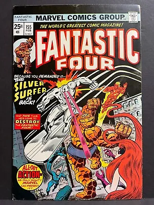 Buy Fantastic Four #155 VF 1975 High Grade Marvel Comic • 15.15£