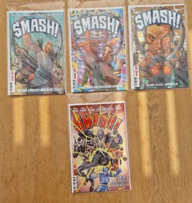 Buy Smash! Rebellion Comics Full Set 1-3 + Smash! Special 2020 All Bagged & Boarded • 30£
