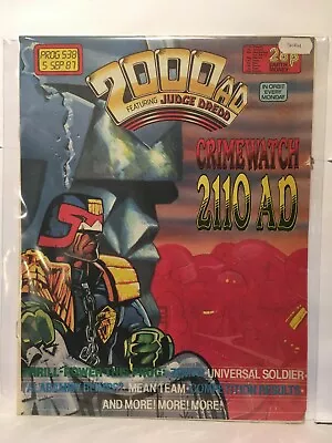 Buy 2000 AD #538 VF 1st Print UK Comics Magazine • 3.50£