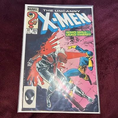 Buy Uncanny X-men 201 Nm- First Cable-baby 1986 • 10.38£