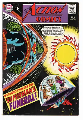 Buy Action Comics #365 DC Comics July 1968 VERY FINE  Superman's Funeral  • 32.13£