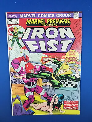 Buy Marvel Premiere 18 Vf Iron Fist 1974 • 24.09£