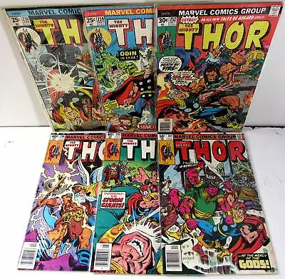 Buy Thor Lot Of 6 #236,239,252,294,295,301 Marvel (1975) 1st Series 1st Print Comics • 24.94£