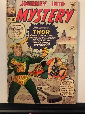 Buy Journey Into Mystery #92 Loki Cover Jack Kirby • 102.48£