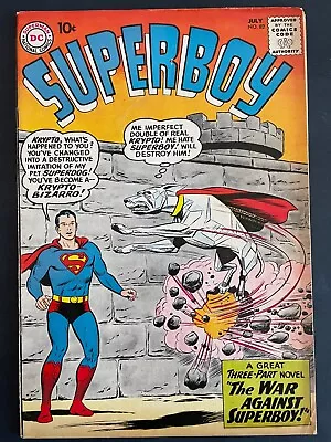 Buy Superboy #82 -  1st Bizarro Krypto DC 1960 Superman Comics • 31.16£