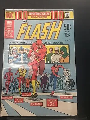Buy THE FLASH #214 (1972) FN Silver Age Comic DC 100 PAGE SUPER SPECTACULAR! DC-11 • 80.35£