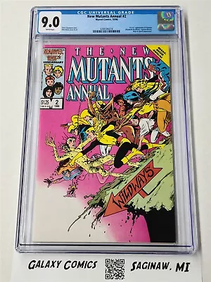 Buy New Mutants Annual #2 - CGC 9.0 - 1st U.S. Appearance Psylocke (Betsy Braddock) • 84.44£
