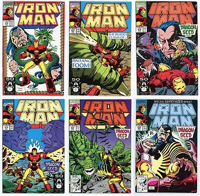Buy Iron Man #270 271 272 273 274 275 NM 6-Part Mandarin Story Full Set 1991 270-275 • 22.52£
